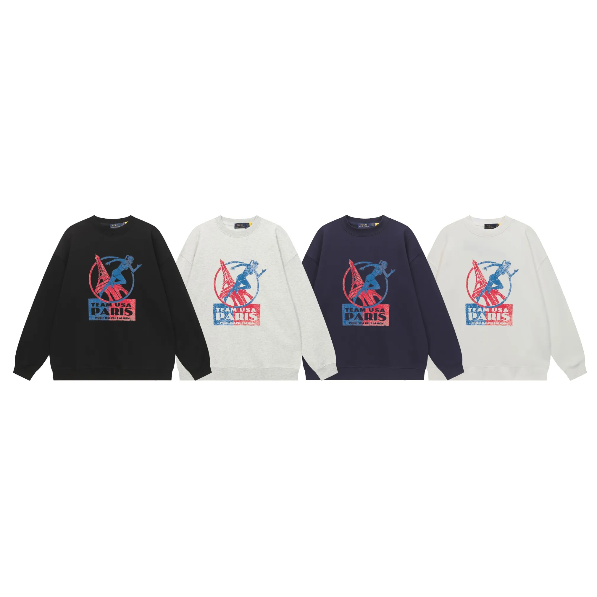 P200 Long-term stock] RalphLauren/Ralph Lauren 2025 autumn and winter new bear letter print 420g heavy large terry sweatshirt Ralph Lauren's age-reducing item, the coat fabric is made of 85% cotton ➕15% polyester, which not only retains the softness, comfort and breathability of cotton, but also adds the wear resistance and wrinkle resistance of polyester fiber, making the clothes more durable and easy to care for. Even in slightly cooler weather, you won't feel stuffy when wearing it. This kind of fabric has a natural crisp feel and is not easy to pill or deform. The bear on the chest is printed with English letters. It is full of color, full of three-dimensionality, and lifelike, adding a bit of liveliness and interest to the whole sweatshirt. There is no pressure to dress, regardless of age or gender. Complete accessories! Color: black, white, navy blue, light floral gray Size: M-L-XL-XXL